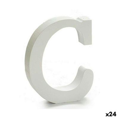 Brief Pincello C Wit Hout 2 x 11 cm 2 x 16 x 14,5 cm (24 Stuks)