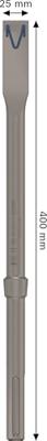 Bosch Accessoires EXPERT SDS Max-8C Platte Beitel | 25 x 400 mm | 10 stuks - 2608901701 Bosch Accessoires EXPERT SDS Max-8C Platte Beitel | 25 x 400 mm | 10 stuks - 2608901701