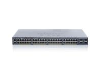 Catalyst 2960X-48FPD-L - Switch - Beheerd - 48 x 101001000 (PoE+) + 2 x 10 Gigabit SFP+ - desktop, rack-uitvoering - PoE+ (740 W) - thumbnail