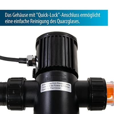 Aquaforte GUV-218 UV-C Unit 18W voor Heldere Vijvers tot 20m³ - Effectieve Algenbestrijding