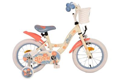 Stich Disney stitch kinderfiets - meisjes - 14 inch - roze Stich Disney stitch kinderfiets - meisjes - 14 inch - roze