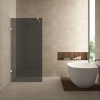 Inloopdouche Wiesbaden Less 100x200 cm 8 mm Nano Rookglas Mat Wit - thumbnail