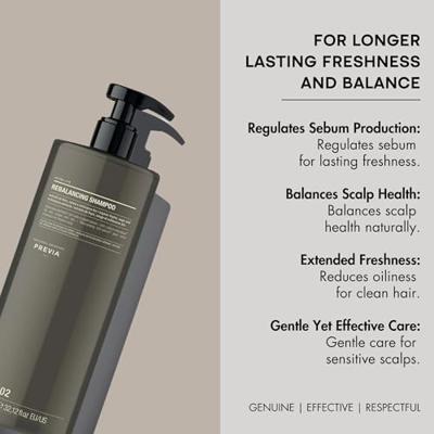 Previa Natural Haircare Rebalancing Shampoo 950ml