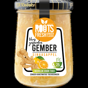 Roots Thee Gember Sinaasappel 220g bij Jumbo