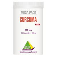 SNP Curcuma puur megapack 750 Vegetarische capsules - thumbnail