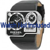 Horlogeband Diesel DZ7101 Leder Zwart 39mm - thumbnail