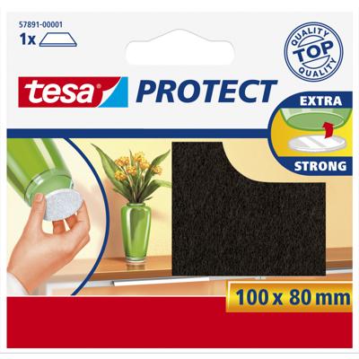 Beschermvilt tesa anti-kras 80x100mm bruin Beschermvilt tesa anti-kras 80x100mm bruin