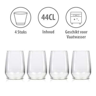 Drinkglas 440ml 4 stuks