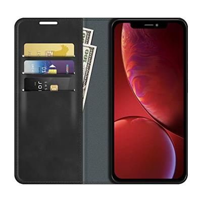 Casecentive Magnetische Leren Wallet case iPhone 13 Mini zwart