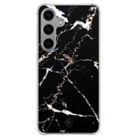 Samsung Galaxy S24 shockproof hoesje - Marmer zwart - thumbnail