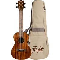 Flight Supernatural Series DUC445 Glossy Acacia concert ukelele met gigbag - thumbnail