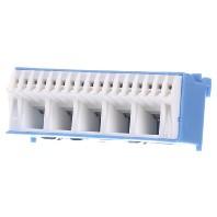 Hager KN22N KN22N Klem Flexibel: 1.5-25 mm² Massief: 1.5-25 mm² Aantal polen: 22 1 stuk(s) Blauw