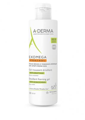A-Derma Exomega Control Gel Moussant Emollient 500ml