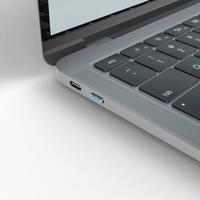 LINDY Lindy - Schloss für USB-C-Port - Blau Sleutel voor USB-C-poort Set van 4 stuks Blauw Sleutelslot Incl. 1 sleutel - thumbnail