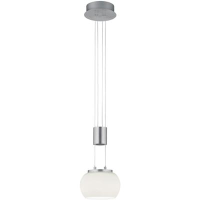 LED Hanglamp Rond Mat Nikkel 8W 3000K Dimbaar