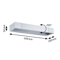 Paulmann Lucille 71206 Wandlamp voor badkamer 11 W Warmwit Aluminium (mat) - thumbnail