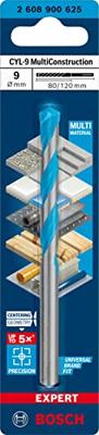 Bosch Accessoires Expert MultiConstruction CYL-9 boor 9 x 80 x 120 mm, d 8 mm - 1 stuk(s) - 2608900625