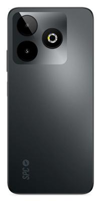 SPC Discovery 3 Smartphone, 6,8 inch IPS 120, intern geheugen 128 GB en RAM 4 GB, 50 Dual Cam IA, NFC en biometrie, Android 14, 5000 mAh batterij met snel opladen, kleur donker mat