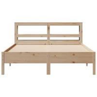 Bedframe zonder matras massief grenenhout 150x200 cm - thumbnail