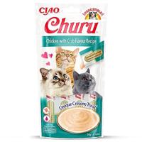 INABA Churu Chicken with Crab Recipe - Kattensnoepje - 4x14 g - thumbnail