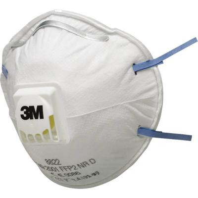 3M Stofmasker FFP2 8822 Ventiel Wegwerp - 8822 3M Stofmasker FFP2 8822 Ventiel Wegwerp - 8822
