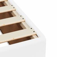 Bedframe kunstleer wit 160x200 cm - thumbnail