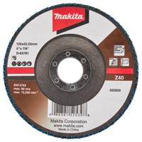Makita Accessoires Lamellenschuurschijf 125mm Z60 - D-63797-10 D-63797-10 - thumbnail