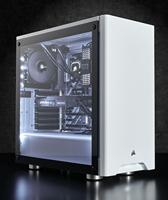Carbide Series 275R TG - Midtowermodel - ATX - geen voeding (ATX) - USB/Audio - gehard glas - wit - thumbnail