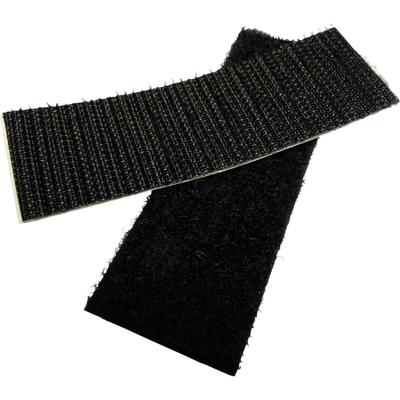 Hammond Electronics 1592ETV Klittenband Haakdeel, Lusdeel Zwart 1 stuk(s)