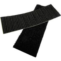 Hammond Electronics 1592ETV Klittenband Haakdeel, Lusdeel Zwart 1 stuk(s) - thumbnail