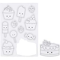 Creativ Company Magneten, zoetigheden, afm 14,85x21 cm, 1 vel - thumbnail