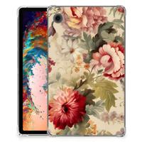 Siliconen Hoesje voor Samsung Galaxy Tab A9 Bloemen - thumbnail