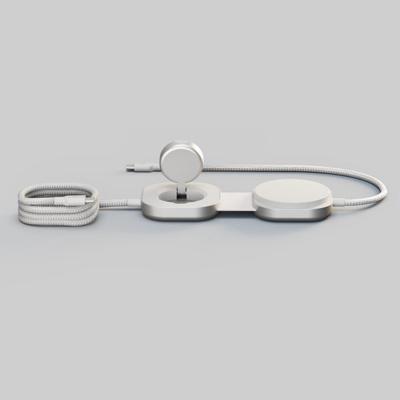 ZENS Inductie lader 20 W ZECC07W ZECC07W/00 Uitgangen Qi-standaard, Apple MagSafe, USB-C Wit