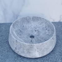 Waskom Sanilux Opzetkom 41x13 cm Grijs - thumbnail