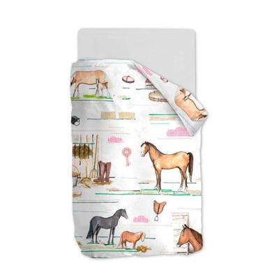 Beddinghouse Beddinghouse Kids Horse Ranch Dekbedovertrek - Multi 100 x 135