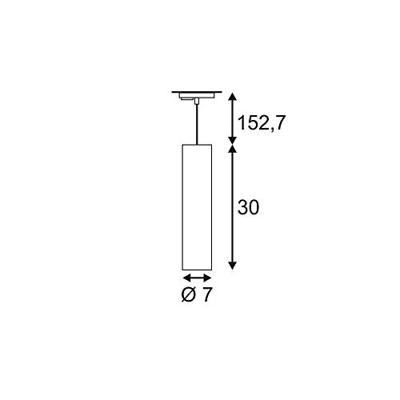 SLV Enola 143960 230V-railsysteem lamp 1-fasig GU10 50 W LED Zwart SLV Enola 143960 230V-railsysteem lamp 1-fasig GU10 50 W LED Zwart