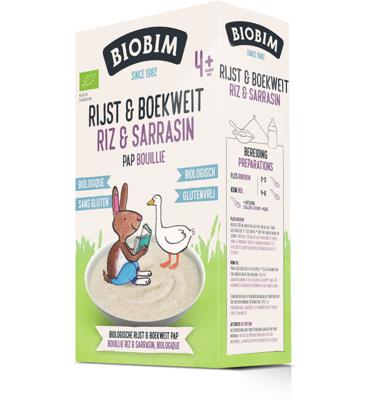 Baby rijst & boekweit 4 maanden bio 200 Gram Baby rijst & boekweit 4 maanden bio 200 Gram