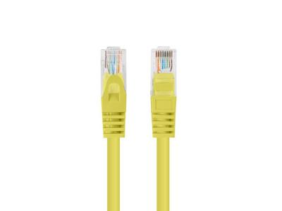 PATCHCORD KAT.5E UTP 2M ŻÓŁTY FLUKE PASSED LANBERG 10-PACK