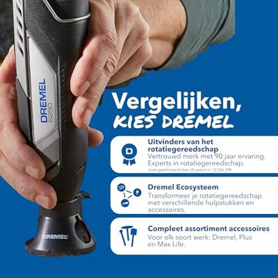 Dremel 8250-5/65 Platinum 12V Accu Multitool Set | Incl. 2 Ah accu + lader | In koffer - F0138250JF Dremel 8250-5/65 Platinum 12V Accu Multitool Set | Incl. 2 Ah accu + lader | In koffer - F0138250JF