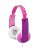 JVC HAKD7P kindertyphone met volumebegrenzing, verstelbare maat (roze/paars) - thumbnail