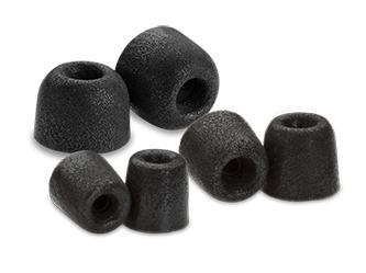 Comply Foam T500 oorpasstukken, testset, maat S, M, L (elk 1 paar), zwart, voor Ultimate Ears Super.fi en Triple.fi in Ear luistersystemen