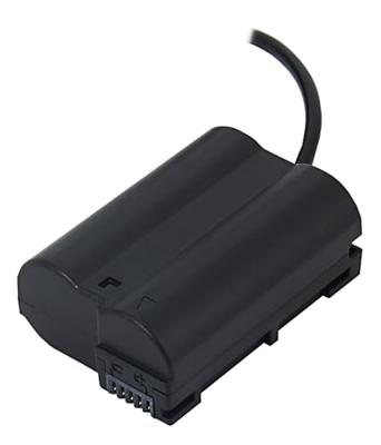 Dummy accu Nikon EN-EL15 / EN-EL15b / EN-EL15c met D-Tap aansluiting Dummy accu Nikon EN-EL15 / EN-EL15b / EN-EL15c met D-Tap aansluiting