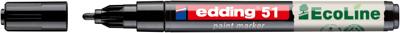 Paintmarker edding 51 eco waterbasis 1-2mm zwart