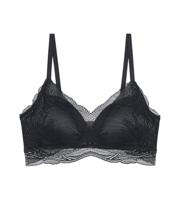 Lift Smart push up Bh zonder beugel - kanten Beugelloze bh met smalle bandjes - voorgevormd - thumbnail