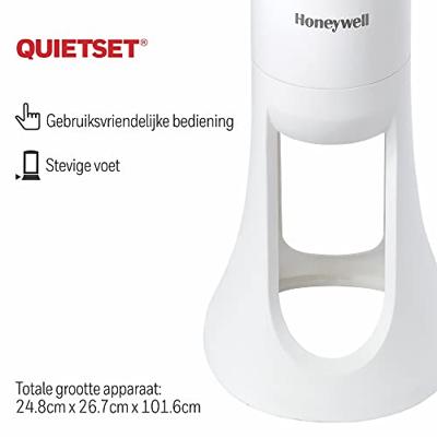 Honeywell HYF260E4 Torenventilator 23 W (Ø x h) 25 cm x 1020 mm Wit LED-display, Dimbaar, Met afstandsbediening, Oscillerend, Timer Honeywell HYF260E4 Torenventilator 23 W (Ø x h) 25 cm x 1020 mm Wit LED-display, Dimbaar, Met afstandsbediening, Oscillerend, Timer