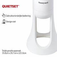 Honeywell HYF260E4 Torenventilator 23 W (Ø x h) 25 cm x 1020 mm Wit LED-display, Dimbaar, Met afstandsbediening, Oscillerend, Timer - thumbnail