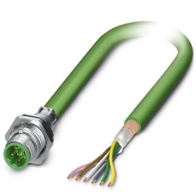Phoenix Contact 1534517 Sensor/actuator inbouwconnector M12 Aantal polen (sensoren): 5 Stekker, inbouw 1.00 m 1 stuk(s) Phoenix Contact 1534517 Sensor/actuator inbouwconnector M12 Aantal polen (sensoren): 5 Stekker, inbouw 1.00 m 1 stuk(s)