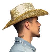 Hoed Rodeo Party goud - thumbnail