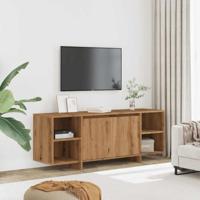Tv-meubel 130x35x50 cm bewerkt hout artisanaal eikenkleur - thumbnail