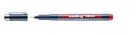 Edding 1800 profipen 0,1 4-180001002 Fineliner Rood 0.25 mm 1 stuk(s) - thumbnail
